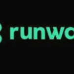 Runway AI logo with a modern, futuristic design symbolizing creativity, artificial intelligence, and advanced digital editing tools.